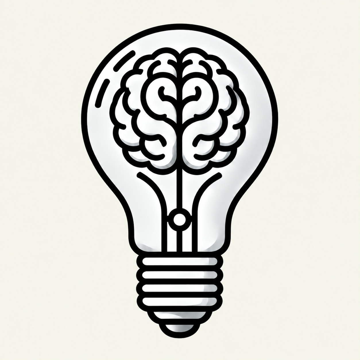 The Simple Side brain lightbulb logo